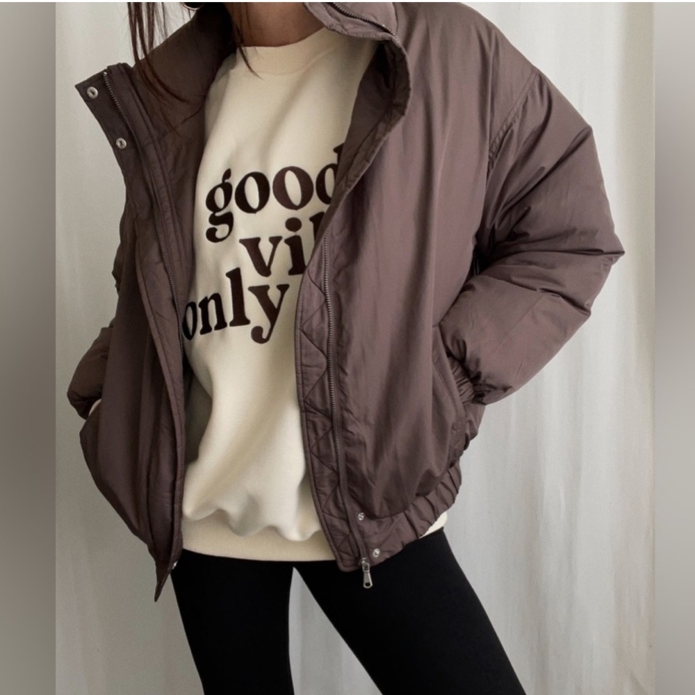 Quilted puff jacket